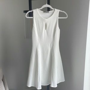Suzy Shier white sleeveless dress